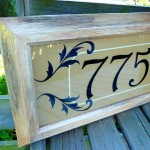 Custom House Number Sign