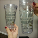 Finished Tumbler with Vinyl Decal
