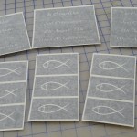 One-Time Glass Etching Stencils