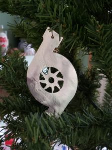 Turbo Christmas Tree Ornament